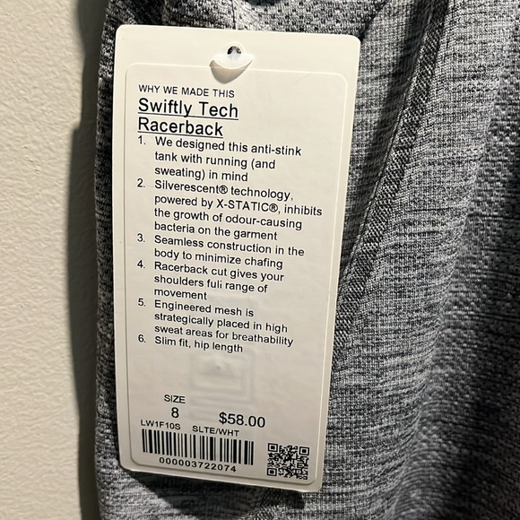 Lululemon Swifty Tech Racerback - Picture 5 of 5